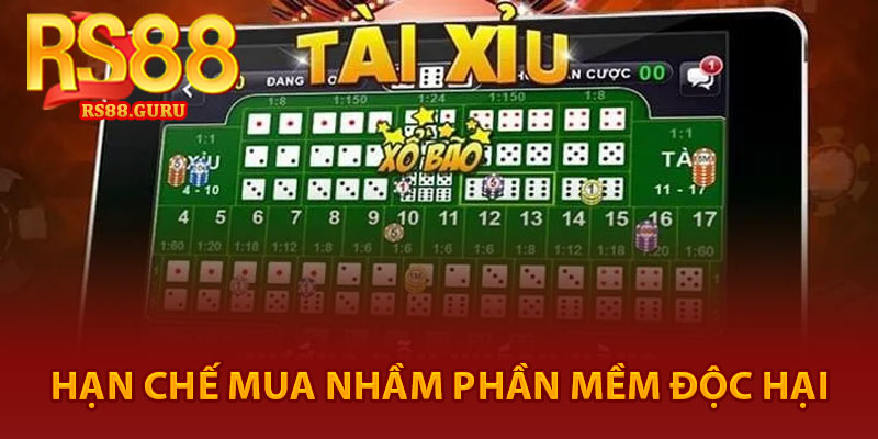 Tool Hack Tài Xỉu – Bí quyết Thắng Lớn Từ Chuyên Gia RS88 4 hạn chế mua nhầm phần mềm độc hại